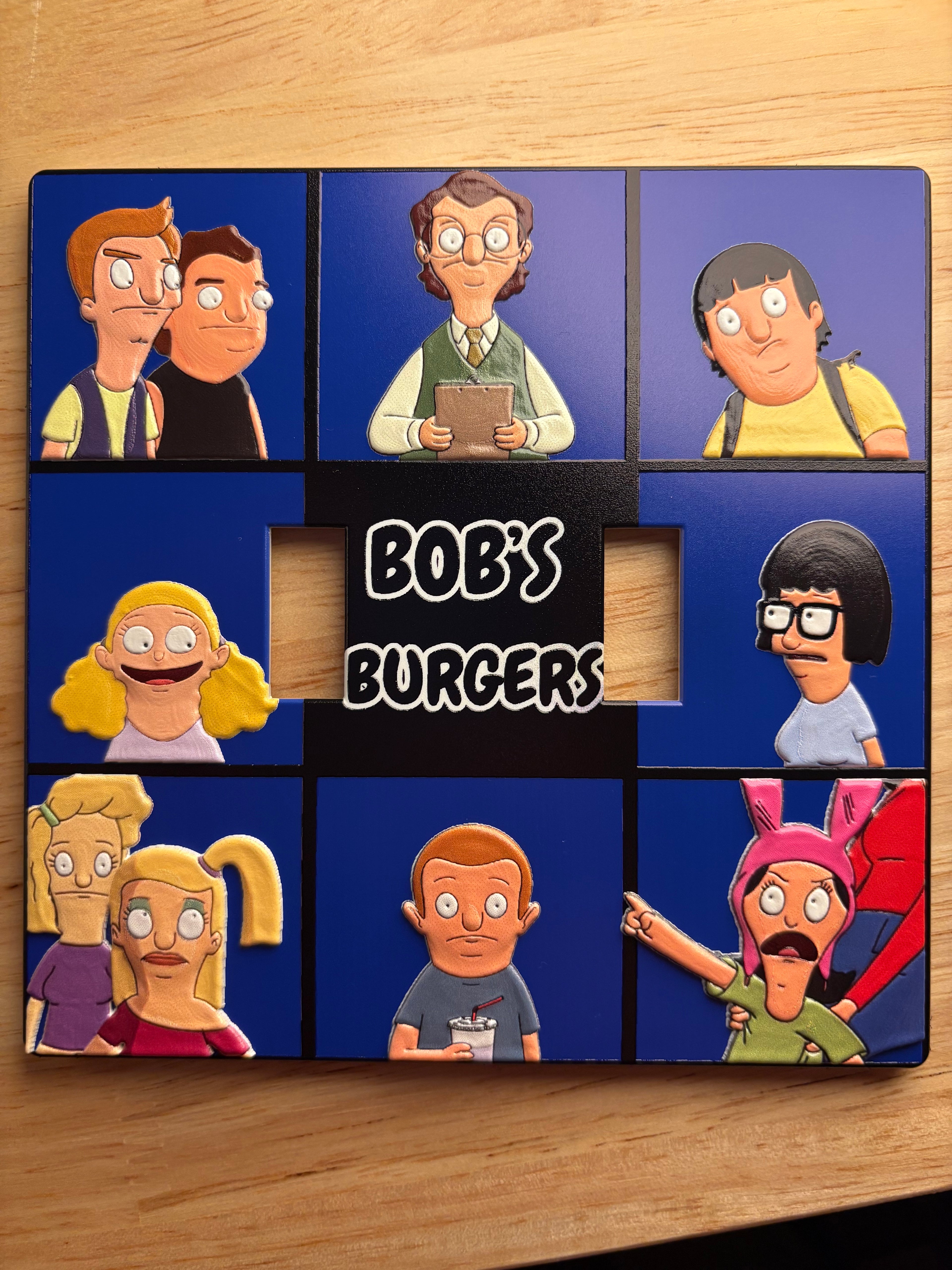 2D textured - Bobs burger/Brady Bunch theme cover
