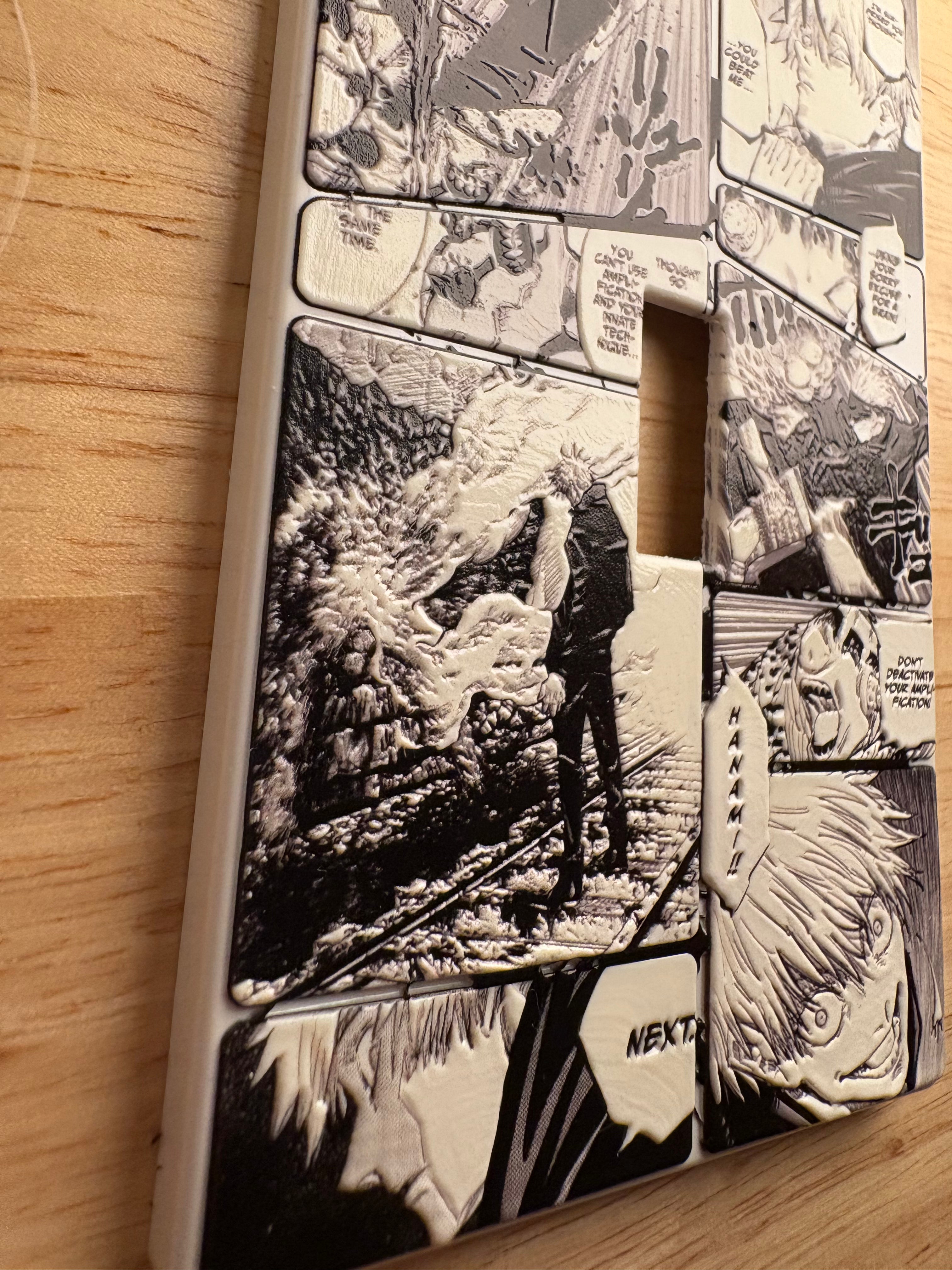 2D textured - JJK switch cover